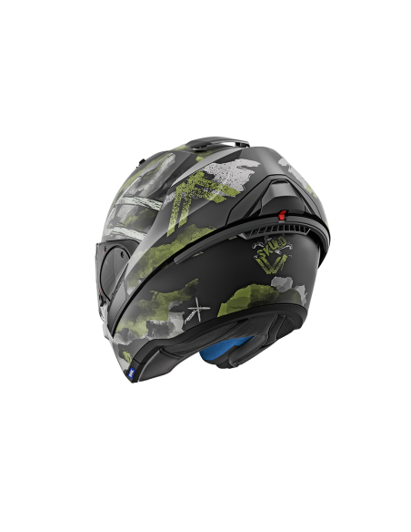 casco moto modulare SHARK evo one 2 antracite giallo nero vendita online Como