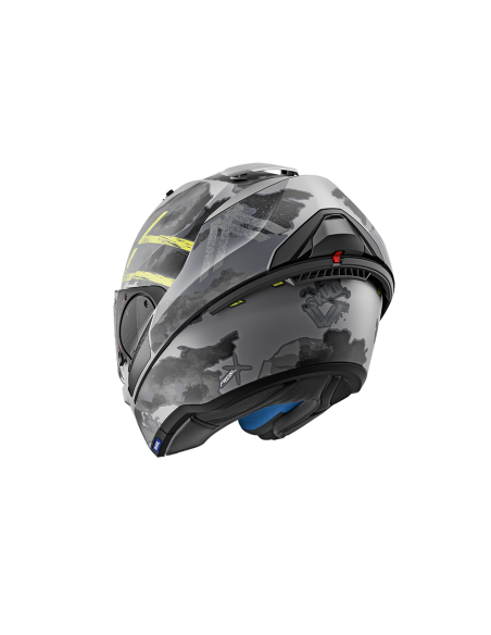 casco moto modulare SHARK evo one 2 antracite giallo nero vendita online Como