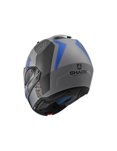 casco moto modulare SHARK evo one 2 antracite nero blu mat vendita online Como 2