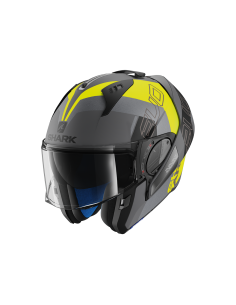 casco moto modulare SHARK evo one 2 antracite nero giallo fluo vendita online Como