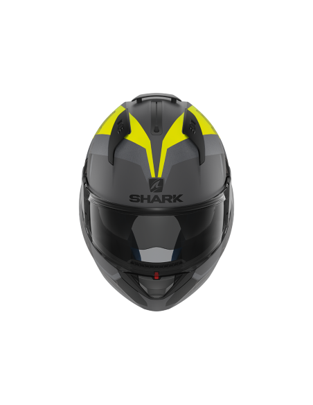 casco moto modulare SHARK evo one 2 antracite nero giallo fluo vendita online Como