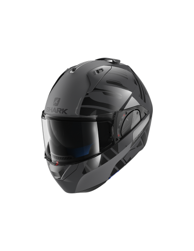 casco moto modulare SHARK evo one 2 antracite nero mat vendita online Como