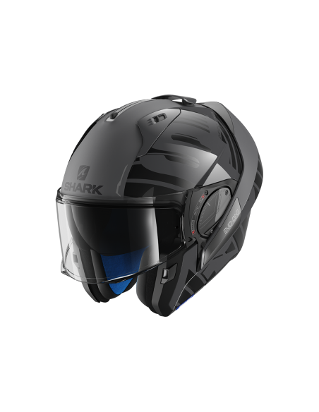casco moto modulare SHARK evo one 2 antracite nero mat vendita online Como