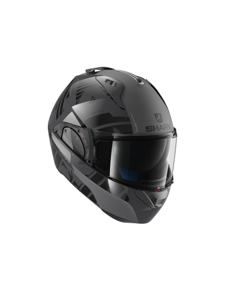casco moto modulare SHARK evo one 2 antracite nero mat vendita online Como