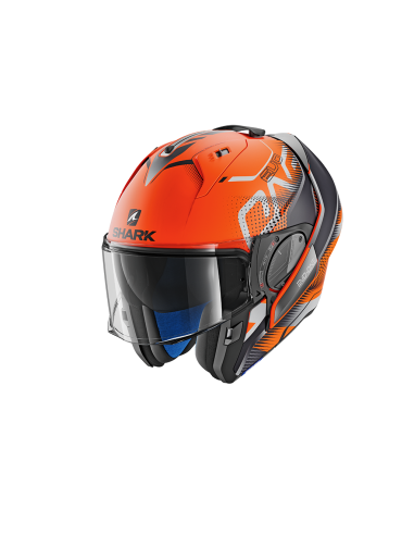 casco moto modulare SHARK evo one 2 arancione nero antracite mat vendita online Como