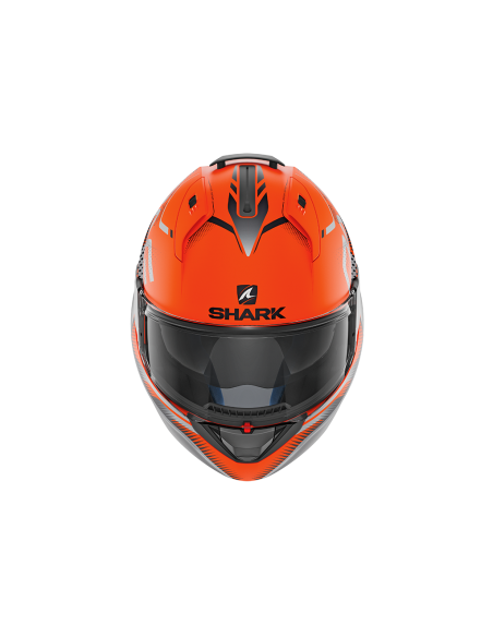 casco moto modulare SHARK evo one 2 arancione nero antracite mat vendita online Como