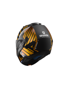 casco moto modulare SHARK evo one 2 nero oro vendita online Como 2
