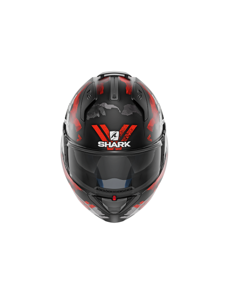casco moto modulare SHARK evo one 2 nero red bianco vendita online Como