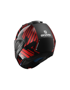 casco moto modulare SHARK evo one 2 nero rosso vendita online Como 2