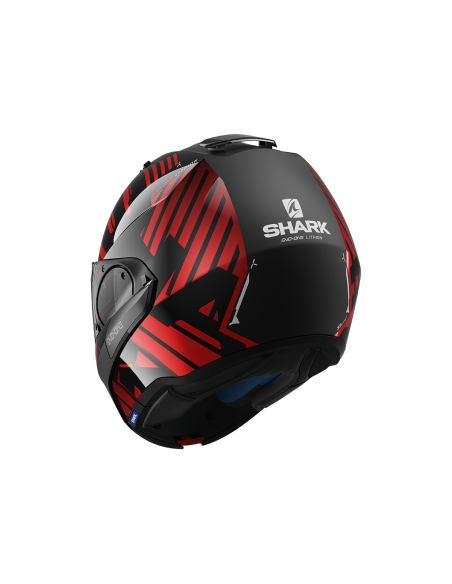 casco moto modulare SHARK evo one 2 nero rosso vendita online Como