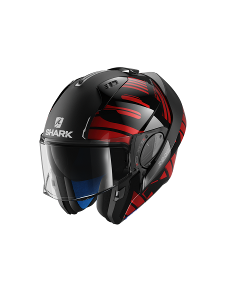 casco moto modulare SHARK evo one 2 nero rosso vendita online Como