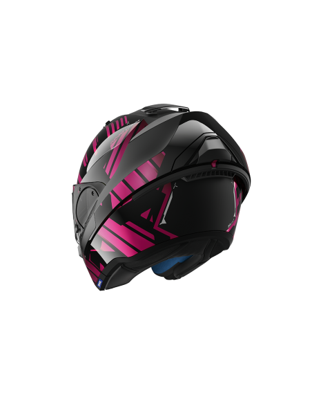 casco moto modulare SHARK evo one 2 nero viola vendita online Como