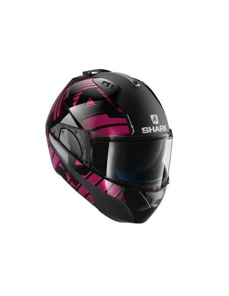casco moto modulare SHARK evo one 2 nero viola vendita online Como