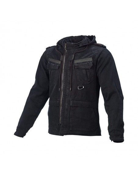 giacca moto MACNA Combat nero vendita online Como