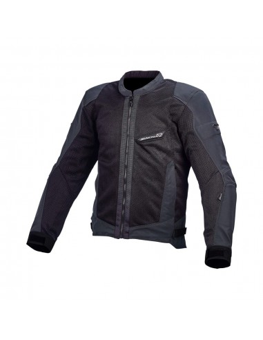giacca moto traforata MACNA Velocity night eye nero vendita online Como