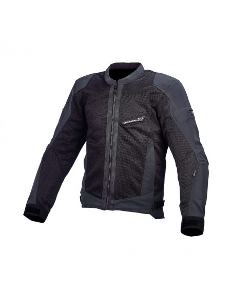 giacca moto traforata MACNA Velocity night eye nero vendita online Como