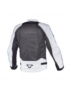 giacca moto traforata MACNA Velocity night eye nero vendita online Como 2