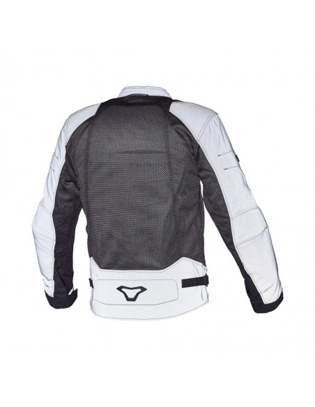 giacca moto traforata MACNA Velocity night eye nero vendita online Como
