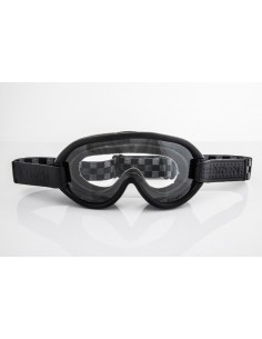 MASCHERA VINTAGE ETHEN SCRAMBLER SCACCHIERA NERO/GRIGIO vendita online Como