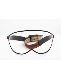 MASCHERA VINTAGE ETHEN VISIERA - ELASTICO BEIGE/MARRONE vendita online Como