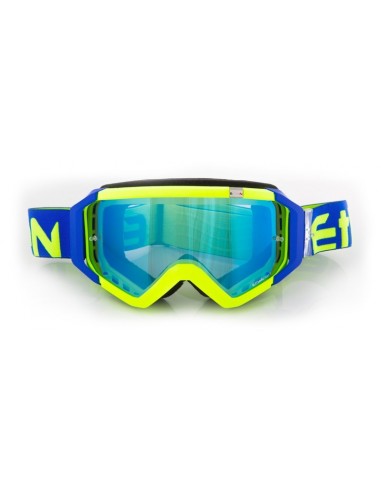 maschera cross ETHEN 05 giallo fluo-blu vendita online Como