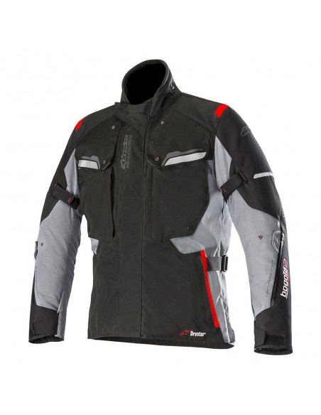 giacca moto alpinestars bogota' v2 drystar jacket black dark gray vendita online Como