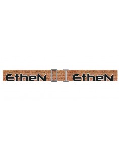 ACCESSORI MASCHERA CROSS ETHEN ELASTICO STAMPATO MATTONI / BRICKS vendita online Como