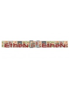ACCESSORI MASCHERA CROSS ETHEN ELASTICO STAMPATO VINTAGE INSEGNE / SIGNS vendita online Como