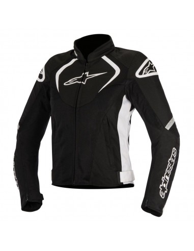 giacca moto alpinestars stella t jaws v2 air jacket black white vendita online Como